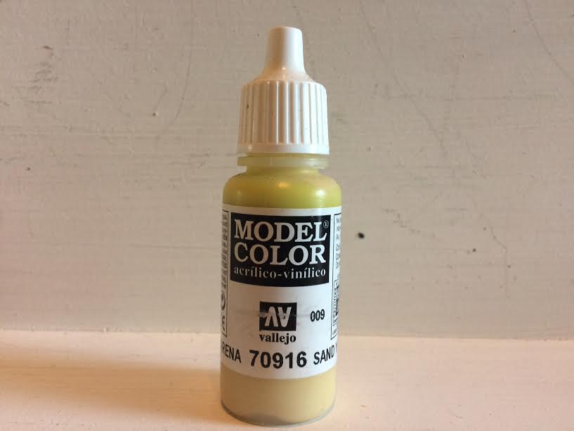 Model Color Acrylic Sand Yellow 009