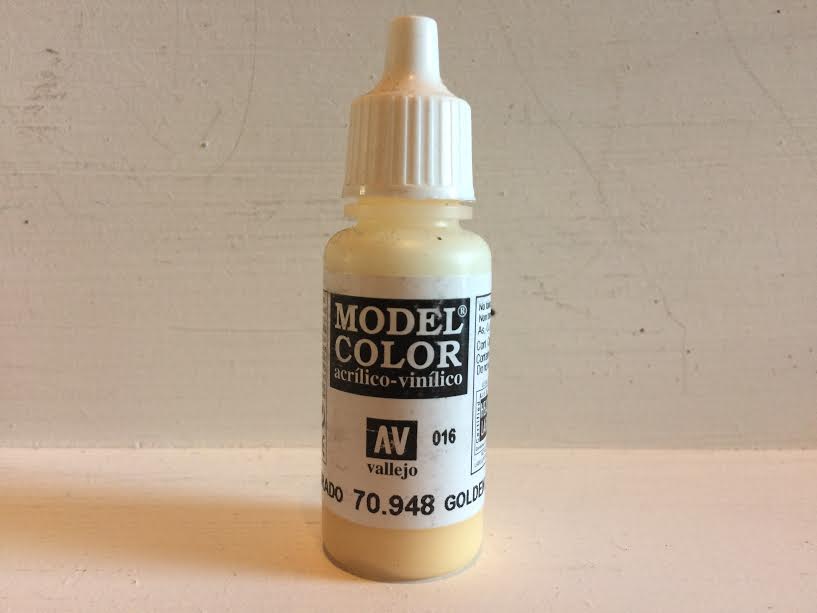 Model Color Acrylic Golden Yellow 016
