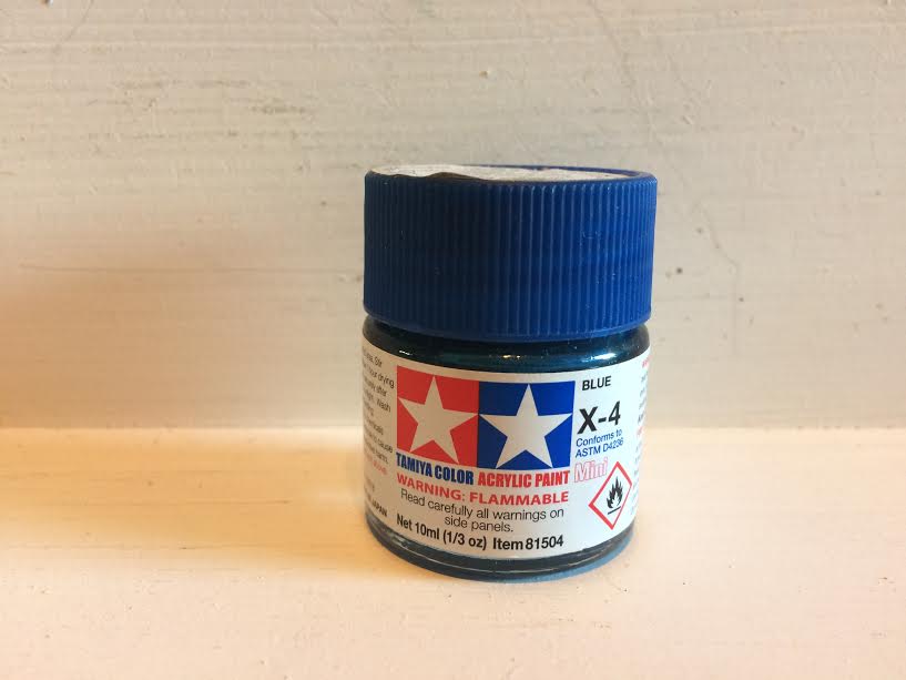 Tamiya Color Acrylic Blue X-4