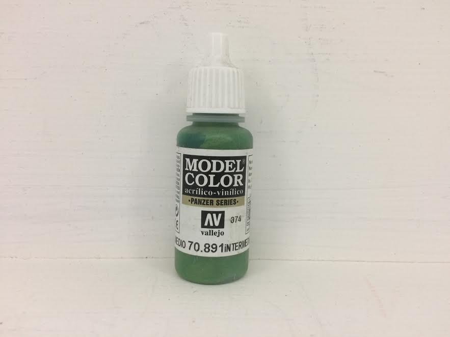Model Color Acrylic Intermediate Green 074