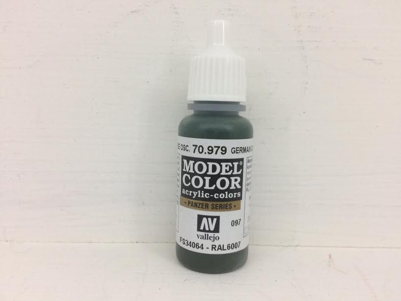 Model Color Acrylic German Cam. Dark Green 097