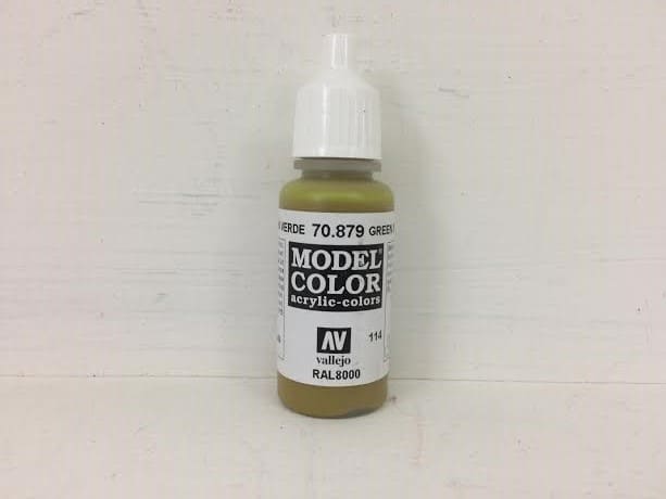 Model Color Acrylic Green Brown 114