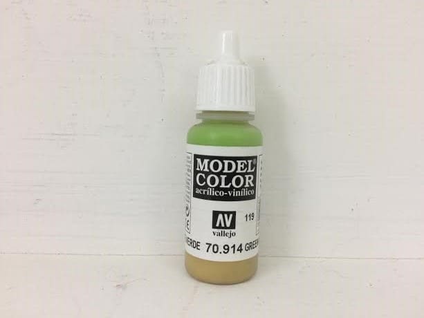 Model Color Acrylic Green Ochre 119