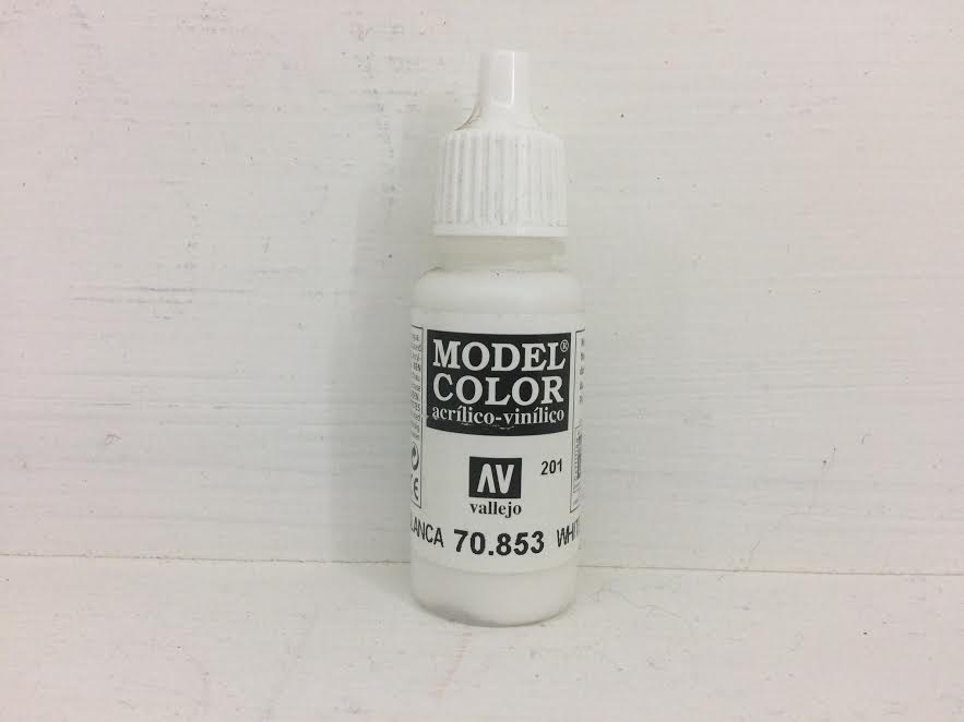 Model Color Acrylic White Glaze 201