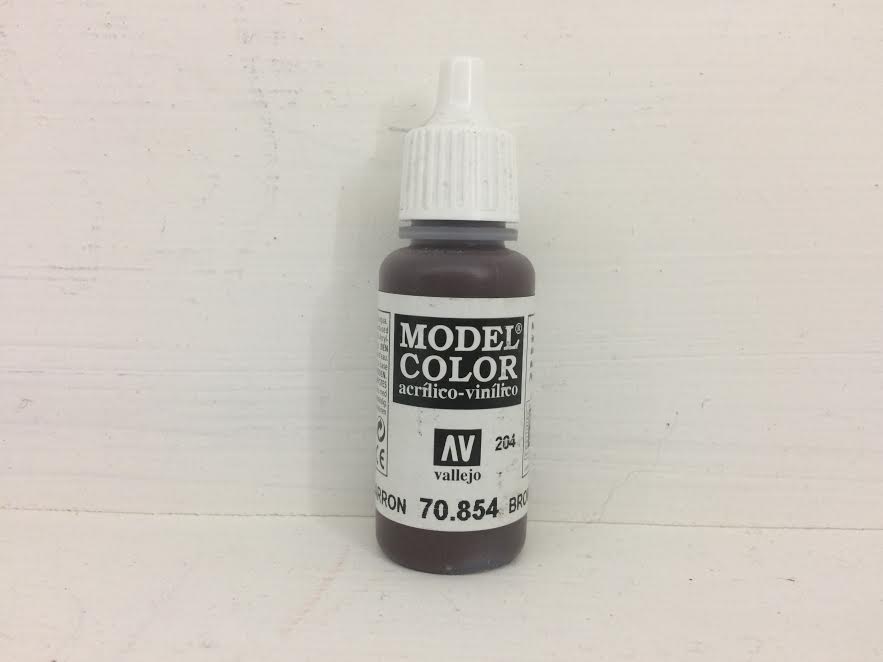 Model Color Acrylic Brown Glaze 204