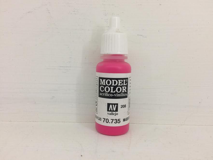 Model Color Acrylic Magenta Fluo 208