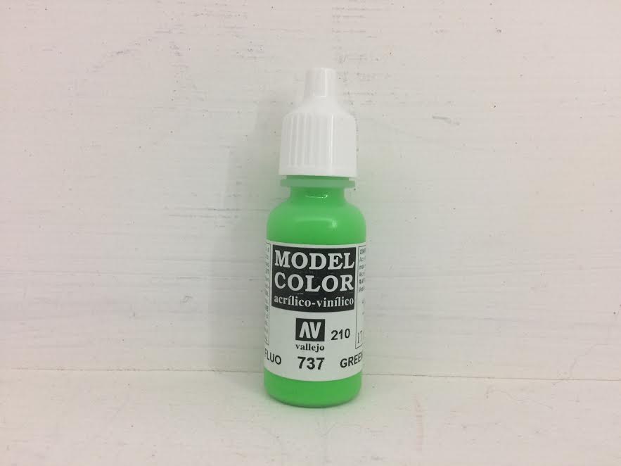 Model Color Acrylic Green Fluo 210