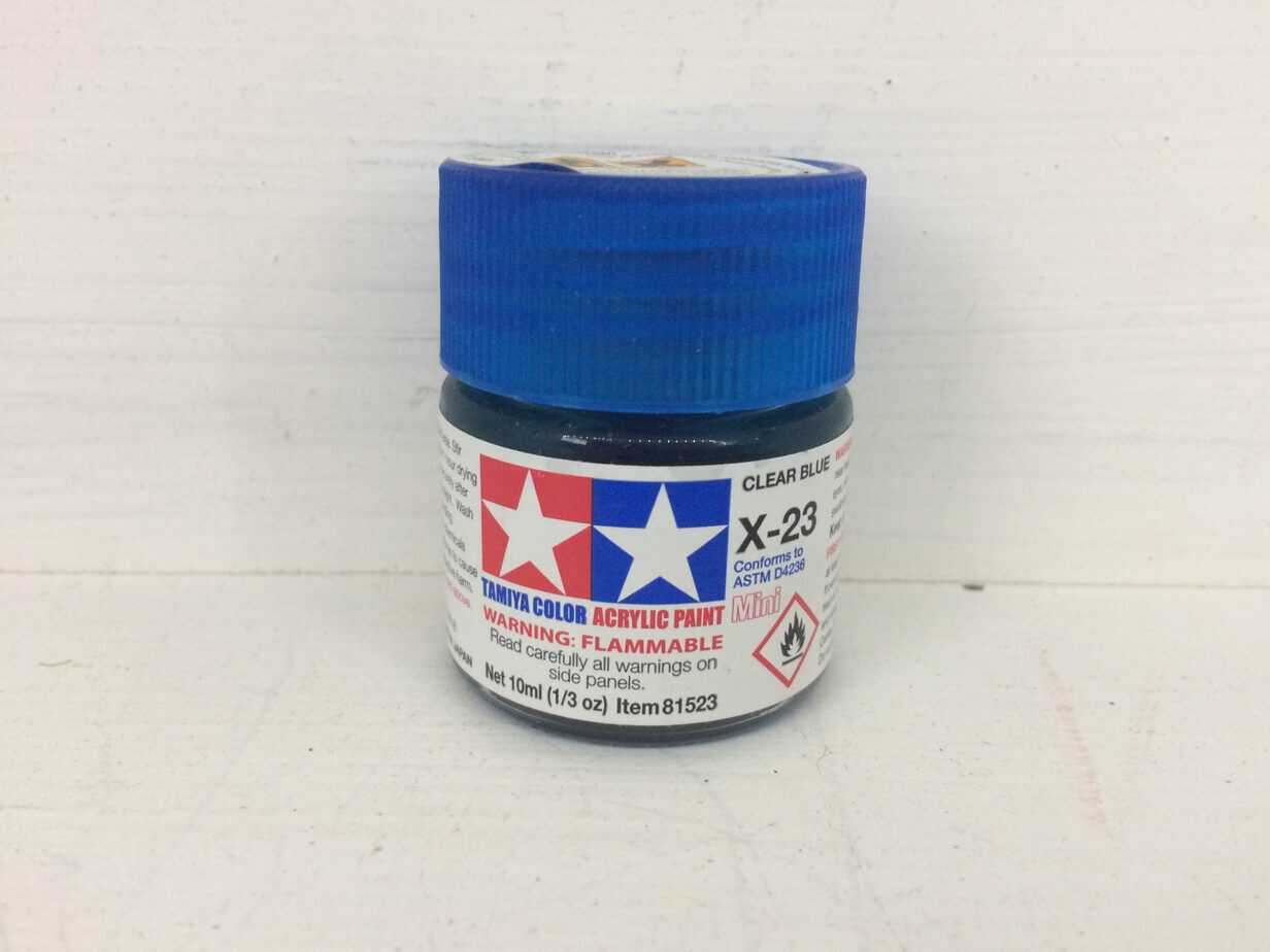 Tamiya Color Acrylic Clear Blue X-23