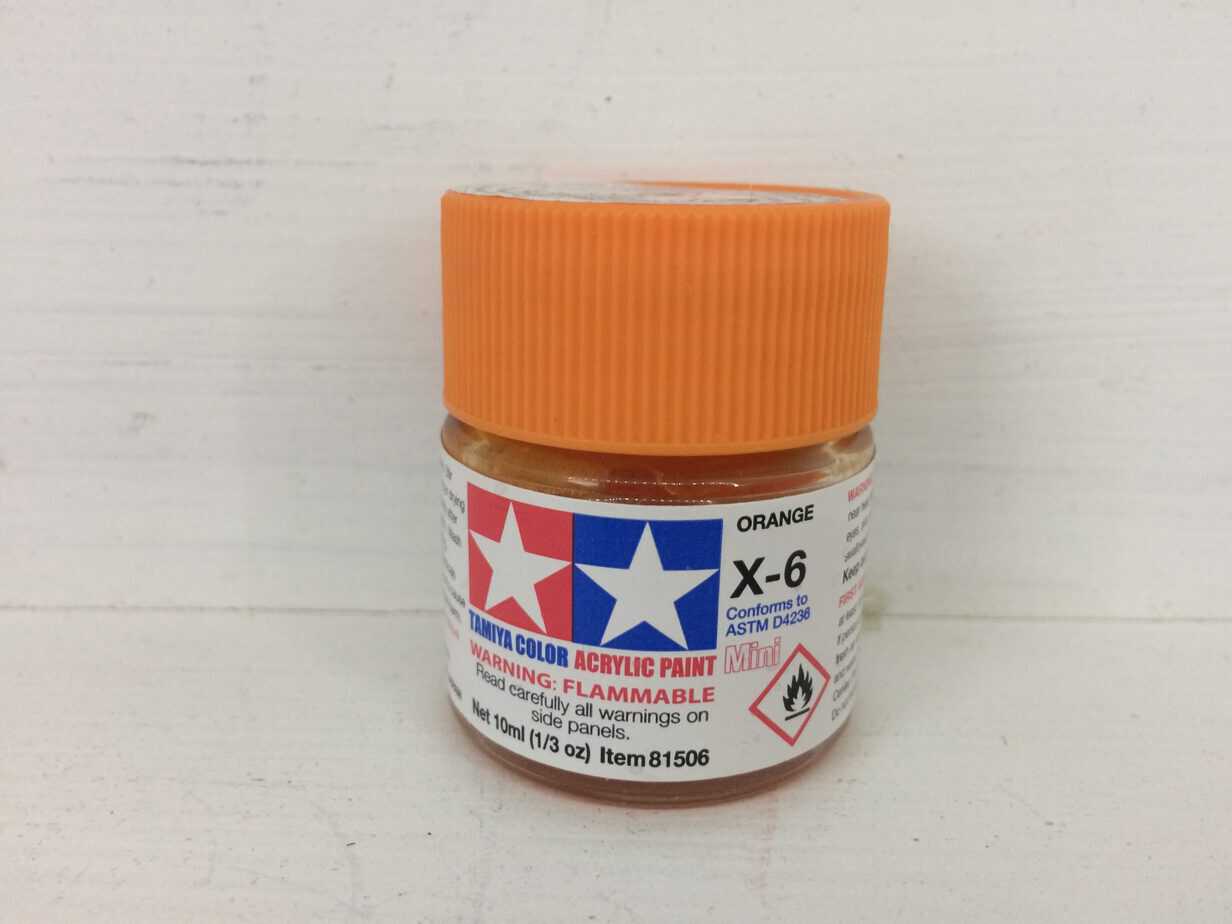 Tamiya Color Acrylic Orange X-6
