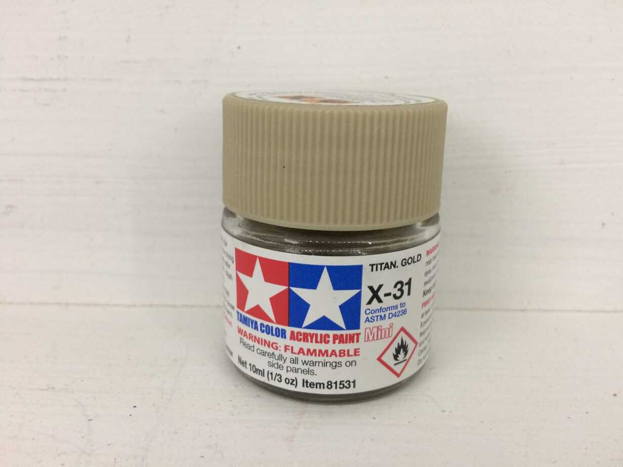 Tamiya Color Acrylic Titanium Gold