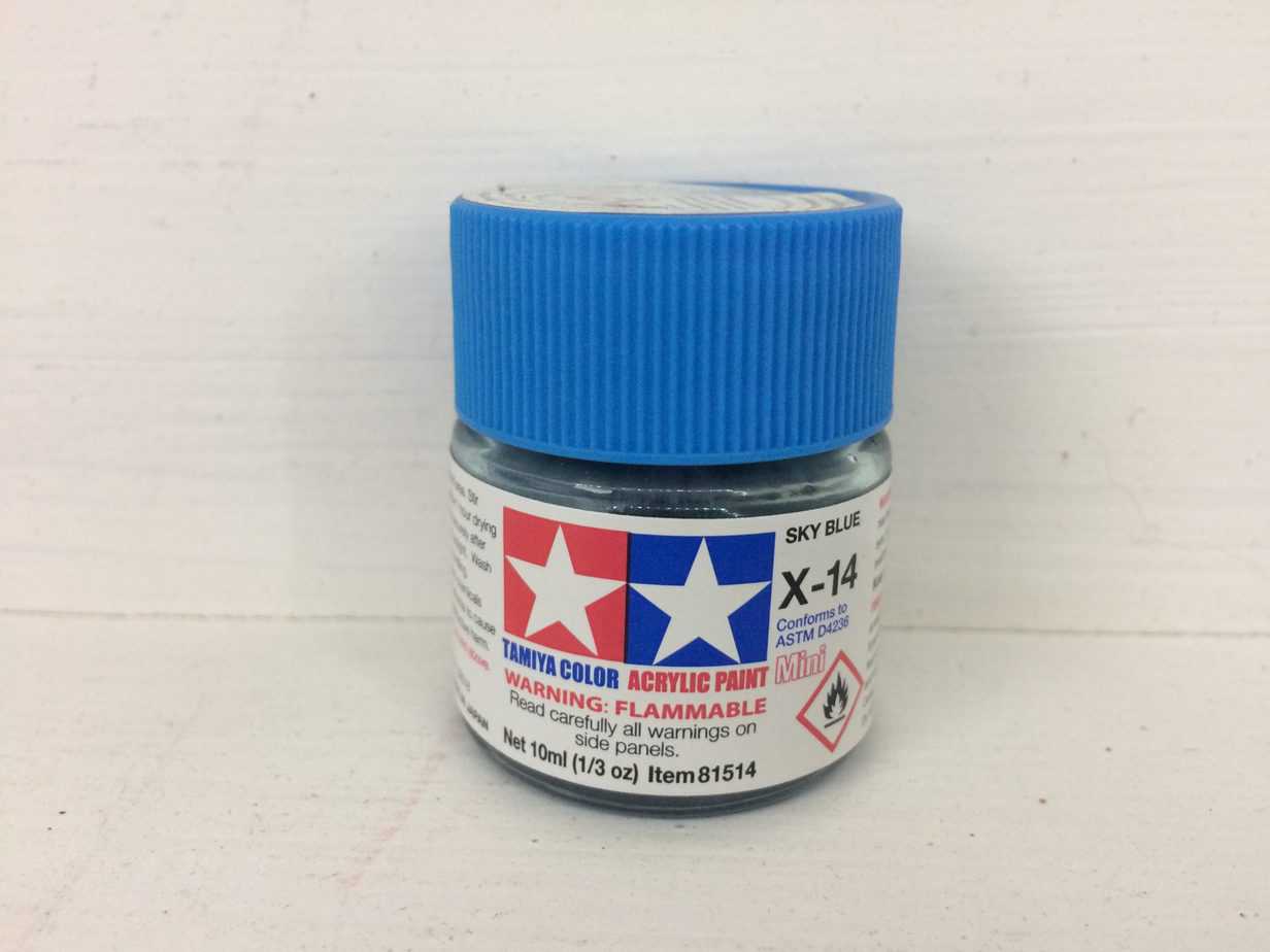 Tamiya Color Acrylic Sky Blue X-14