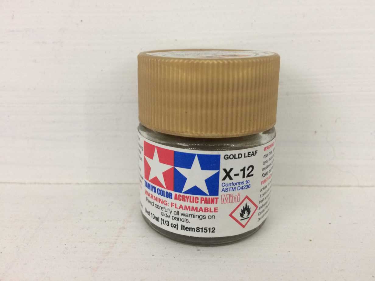Tamiya Color Acrylic Gold Leaf X-12