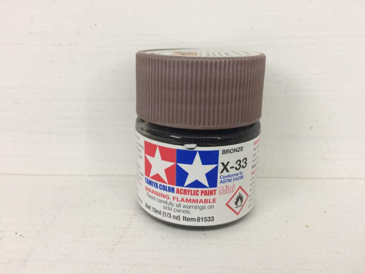 Tamiya Color Acrylic Bronze X-33