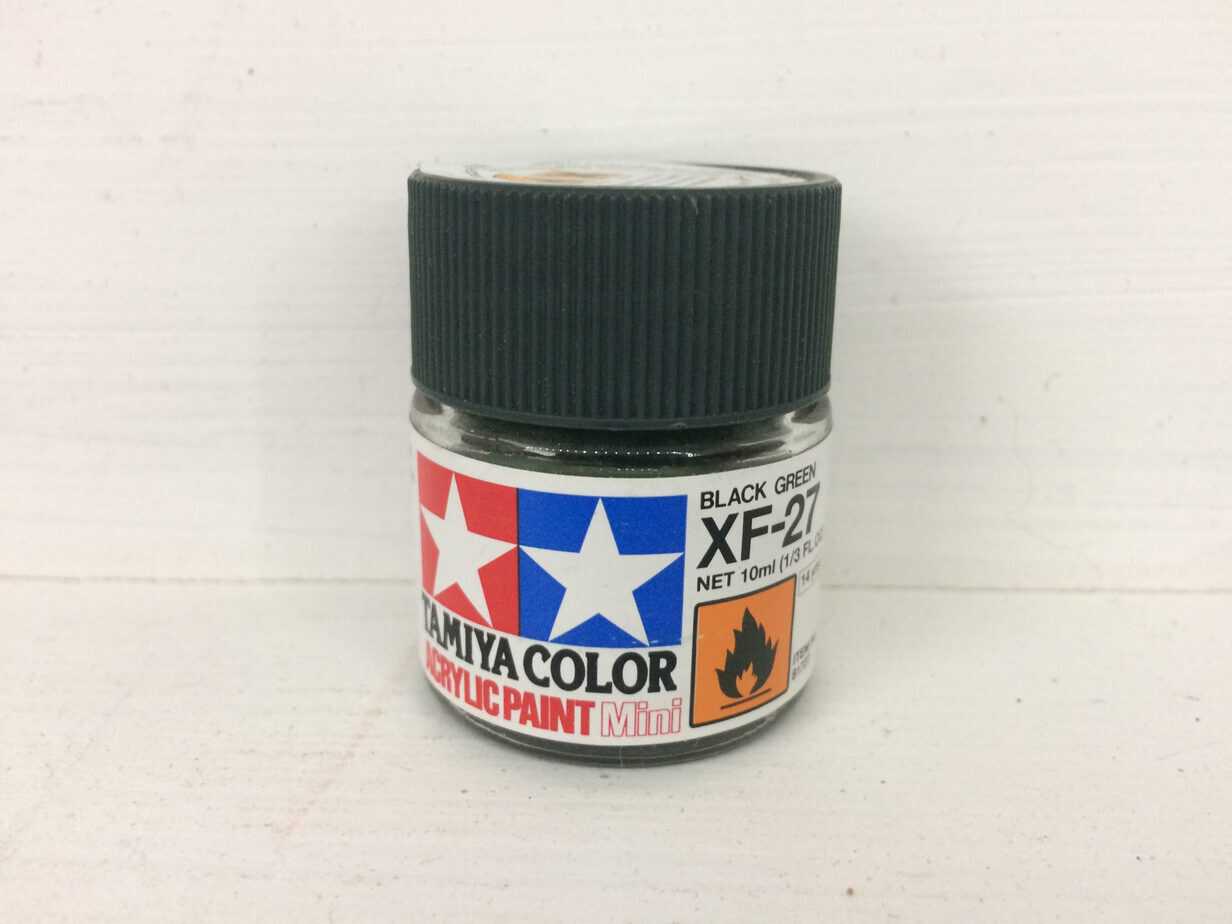 Tamiya Color Acrylic Black Green XF-27