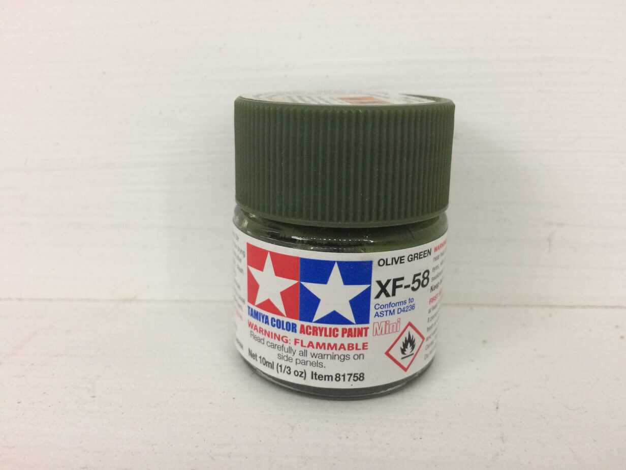 Tamiya Color Acrylic Olive Green XF-58
