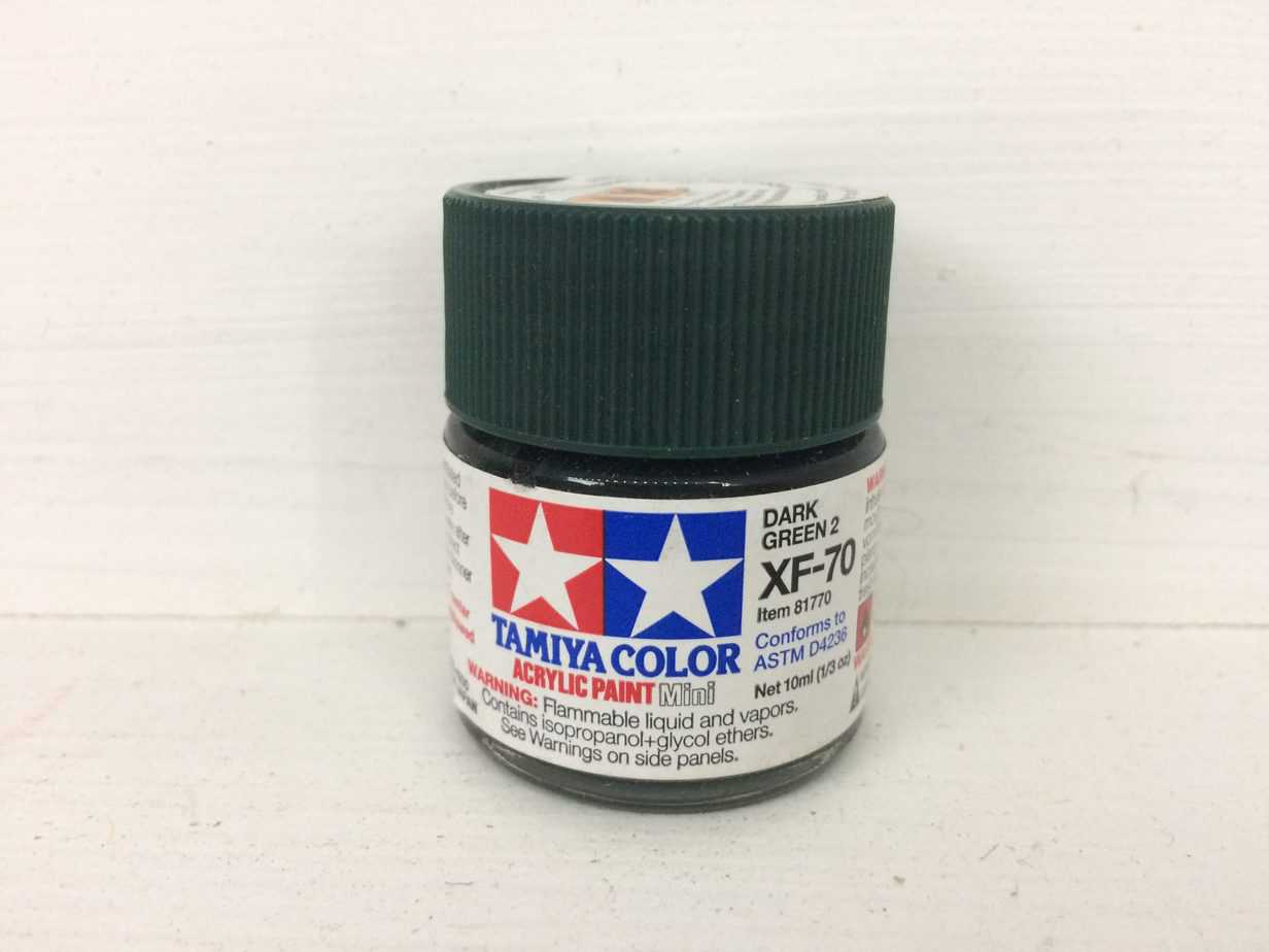 Tamiya Color Acrylic Dark Green 2 XF-70