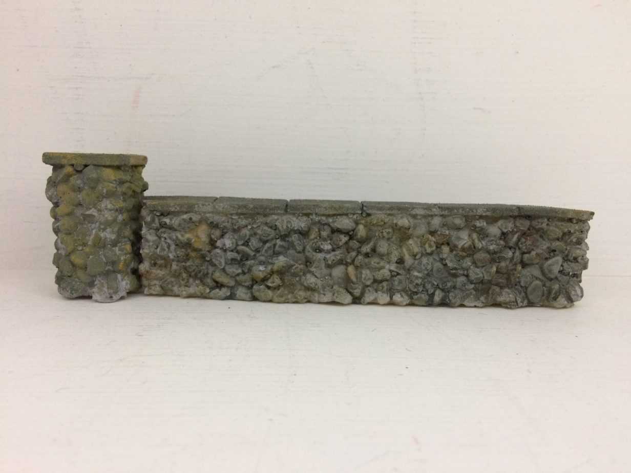 Stone Wall With Pillar