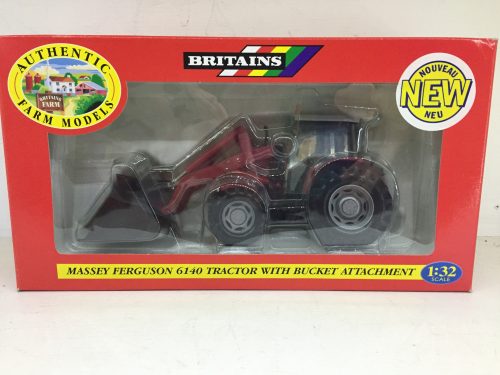 Britains Massey Ferguson 6140 With Bucket Attachment