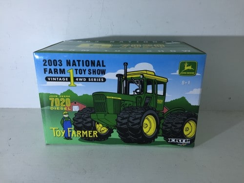 Britains Ertl Toy Farmer 2003 National Farm Toy Show Vintage 4WD Series John Deere 7020 Diesel