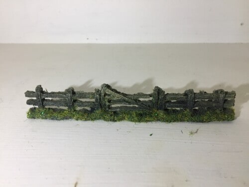 Javis Rough Weathered Fencing With Gate