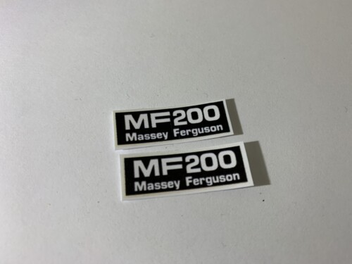 MF 200 Trailer Decal Pair