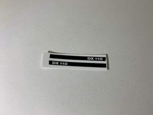 DX 110 Decal Pair