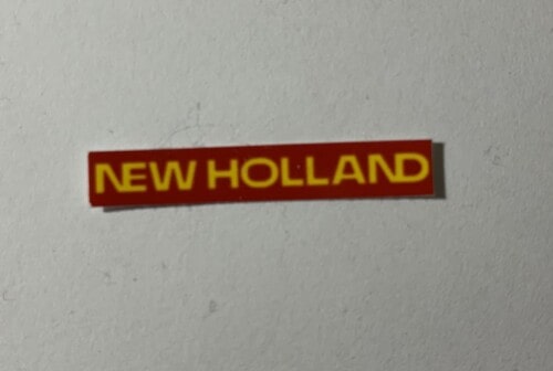New Holland Decal
