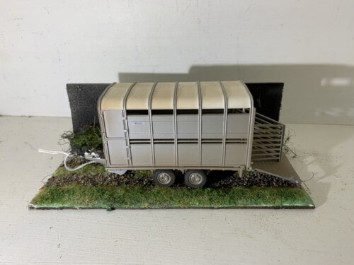 Weathered Britains Ifor Williams Horse Box Trailer