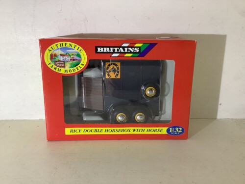 Britains Rice Double Horsebox With Horse