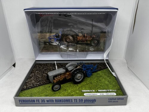 Universal Hobbies Ferguson FE 35 With Ransomes TS 59 Plough
