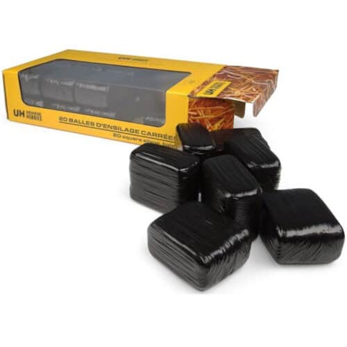 Universal Hobbies 20 Square Silage Bales Black