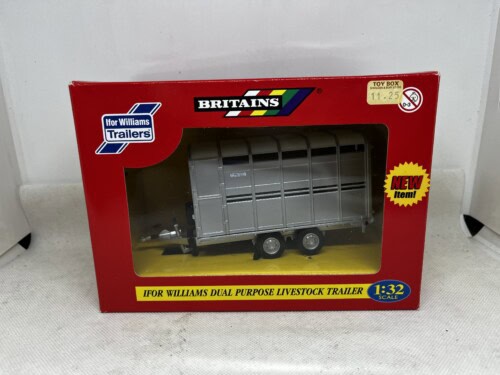Britains IFor Williams Dual Purpose Livestock Trailer