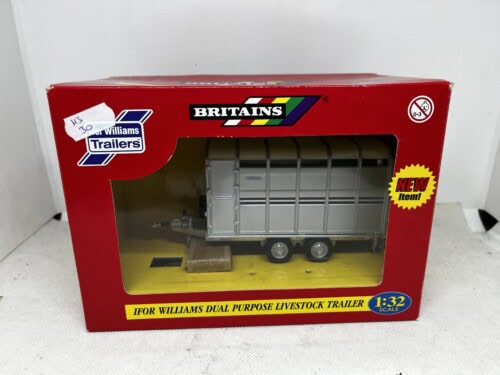 Britains IFor Williams Dual Purpose Livestock Trailer